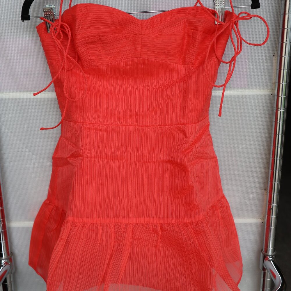 Amanda Uprichard Champagne Skort Romper in Reiss